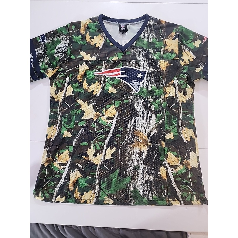 New England Patriots‎ FOCO Hunter Camo Jersey Mens Large NFL Team Apparel Mesh